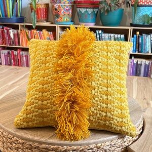 Opalhouse Yellow 18x18 Decorative Pillow